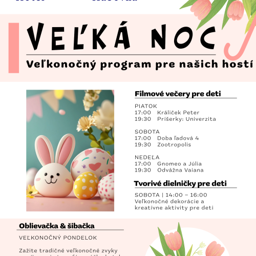 Veľká noc 2026 v hoteli Julianin dvor